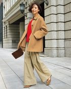 【ドゥクラッセ/DoCLASSE】のピュアウールリバー・ミドルステンコート ベージュ|ID: prp329100004919983 ipo3291000000036911654