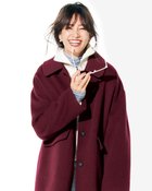【ドゥクラッセ/DoCLASSE】のピュアウールリバー・ミドルステンコート ボルドー|ID: prp329100004919983 ipo3291000000036911658