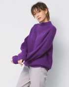 【ドゥクラッセ/DoCLASSE】のウール混フラッフィー・ハイネックセーター 人気、トレンドファッション・服の通販 founy(ファニー) ファッション Fashion レディースファッション Fashion for Women トップス・カットソー Cut & Sew Tops ニット Knit Tops & Sweaters スリーブ Sleeve, Long Sleeve / Short Sleeve セーター Sweater, Knitwear パターン Pattern, Design Print リラックス Relax, Relaxed Fit 冬 Winter / This Winter thumbnail パープル|ID: prp329100004919984 ipo3291000000037023218