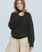 【ドゥクラッセ/DoCLASSE】のウール混フラッフィー・ハイネックセーター 人気、トレンドファッション・服の通販 founy(ファニー) ファッション Fashion レディースファッション Fashion for Women トップス・カットソー Cut & Sew Tops ニット Knit Tops & Sweaters スリーブ Sleeve, Long Sleeve / Short Sleeve セーター Sweater, Knitwear パターン Pattern, Design Print リラックス Relax, Relaxed Fit 冬 Winter / This Winter thumbnail ブラック|ID: prp329100004919984 ipo3291000000037023221