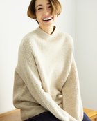 【ドゥクラッセ/DoCLASSE】のウール混フラッフィー・ハイネックセーター 人気、トレンドファッション・服の通販 founy(ファニー) ファッション Fashion レディースファッション Fashion for Women トップス・カットソー Cut & Sew Tops ニット Knit Tops & Sweaters スリーブ Sleeve, Long Sleeve / Short Sleeve セーター Sweater, Knitwear パターン Pattern, Design Print リラックス Relax, Relaxed Fit 冬 Winter / This Winter thumbnail グレーベージュ|ID: prp329100004919984 ipo3291000000037023223