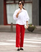 【ドゥクラッセ/DoCLASSE】のミラクルストレッチ・スティックパンツ 人気、トレンドファッション・服の通販 founy(ファニー) ファッション Fashion レディースファッション Fashion for Women パンツ Pants & Trousers おすすめ Recommended / Our Picks カッティング Cutting Detail コンパクト Compact, Small Size ストレート Straight, Straight Cut スリム Slim, Slim Fit センター Center, Center Line パターン Pattern, Design Print 人気 Popular, Best Seller ビジネス 仕事 通勤 Business / Work / Commuting thumbnail レッド|ID: prp329100004919994 ipo3291000000036911727