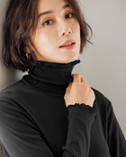 【ドゥクラッセ/DoCLASSE】のコットンガーゼ・メロウタートルネック ブラック|ID: prp329100004919996 ipo3291000000036911737