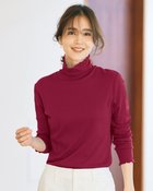 【ドゥクラッセ/DoCLASSE】のコットンガーゼ・メロウタートルネック バーガンディー|ID: prp329100004919996 ipo3291000000036911754