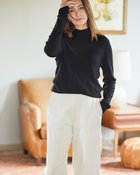 【ドゥクラッセ/DoCLASSE】のマシュマロウール100・ハイネック 人気、トレンドファッション・服の通販 founy(ファニー) ファッション Fashion レディースファッション Fashion for Women トップス・カットソー Cut & Sew Tops ニット Knit Tops & Sweaters なめらか Smooth, Silky Texture インナー Innerwear シルケット Silket, Silky Cotton セーター Sweater, Knitwear ハイネック High Neck, Mock Neck エレガント 上品 Elegant thumbnail ブラック|ID: prp329100004919997 ipo3291000000036911759