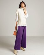 【ドゥクラッセ/DoCLASSE】のジャカード編み・ワイドパンツ 人気、トレンドファッション・服の通販 founy(ファニー) ファッション Fashion レディースファッション Fashion for Women パンツ Pants & Trousers なめらか Smooth, Silky Texture ジャカード／ジャガード Jacquard, Woven Pattern スウェット / スエット Sweatshirt, Sweatwear ストレッチ Stretch, Stretchy Fabric パーカー Hoodie, Parka ポケット Pocket, Pocket Detail ワイド Wide, Wide Fit thumbnail パープル|ID: prp329100004919998 ipo3291000000036911762