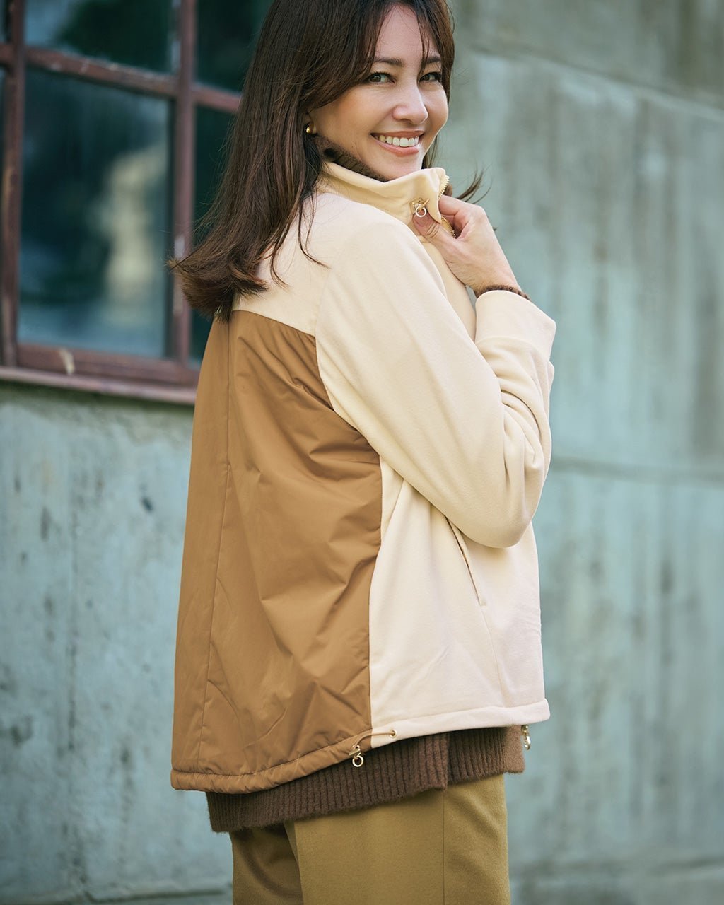 【ドゥクラッセ/DoCLASSE】のDoヒート・超快温フリースジャケット インテリア・キッズ・メンズ・レディースファッション・服の通販 founy(ファニー) 　ファッション　Fashion　レディースファッション　Fashion for Women　アウター　Coat / Outerwear Collection　レディースジャケット・軽アウター　Jackets　ジャケット　Jacket, Outerwear　スポーツ　Sports, Activewear　パターン　Pattern, Design Print　モバイル　Mobile, Smartphone　ヨーク　Yoke, Yoke Design　ゴルフ　Golf　ベージュパターン|ID: prp329100004920011 ipo3291000000036911823