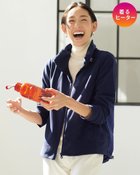 【ドゥクラッセ/DoCLASSE】のDoヒート・超快温フリースジャケット ネイビーパターン|ID: prp329100004920011 ipo3291000000037101521