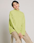【ドゥクラッセ/DoCLASSE】のピュアカシミヤ・切替ハイネック ライム|ID: prp329100004920012 ipo3291000000037093649