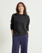 【ドゥクラッセ/DoCLASSE】のミンクタッチカシミヤ・セーター ブラック|ID: prp329100004920028 ipo3291000000037056872