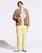 【ドゥクラッセ/DoCLASSE】のプードルエコファー・ショートコート キャメル|ID: prp329100004920037 ipo3291000000036911963