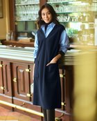 【ドゥクラッセ/DoCLASSE】のウォームストレッチ・ジャンパースカート ミッドナイトブルー|ID: prp329100004920040 ipo3291000000037056888