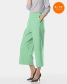 【ドゥクラッセ/DoCLASSE】のプレミアム裏起毛カルゼ・クロップドワイド セージ|ID: prp329100004920041 ipo3291000000037097692