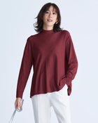 【ドゥクラッセ/DoCLASSE】のシルクフィール・フレアハイネックニット ボルドー|ID: prp329100004920044 ipo3291000000036911999