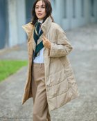 【ドゥクラッセ/DoCLASSE】のマジカルサーモ・リバーシブルタフタコート ベージュ|ID: prp329100004920050 ipo3291000000037234941