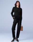 【ドゥクラッセ/DoCLASSE】のフランネルタッチ・ストレッチテーパードパンツ 人気、トレンドファッション・服の通販 founy(ファニー) ファッション Fashion レディースファッション Fashion for Women パンツ Pants & Trousers ストレッチ Stretch, Stretchy Fabric スマート Smart, Elegant センター Center, Center Line テーパード Tapered, Tapered Pants thumbnail ブラック|ID: prp329100004920057 ipo3291000000036912061