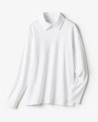 【ドゥクラッセ/DoCLASSE】の超長綿・衿付きハイネックカットソー 人気、トレンドファッション・服の通販 founy(ファニー) ファッション Fashion レディースファッション Fashion for Women トップス・カットソー Cut & Sew Tops シャツ・ブラウス・オフィスカジュアル Elegant Blouses & Button-Ups ロングTシャツ・Tシャツ Longline T-Shirts & Tees カットソー・ベーシックTシャツ Cut-and-Sewn Tops / Stretch Tees & Basics カットソー Cut and Sewn Top チェック Check, Plaid, Tartan フロント Front, Front Design thumbnail ホワイト|ID: prp329100004920060 ipo3291000000036912083