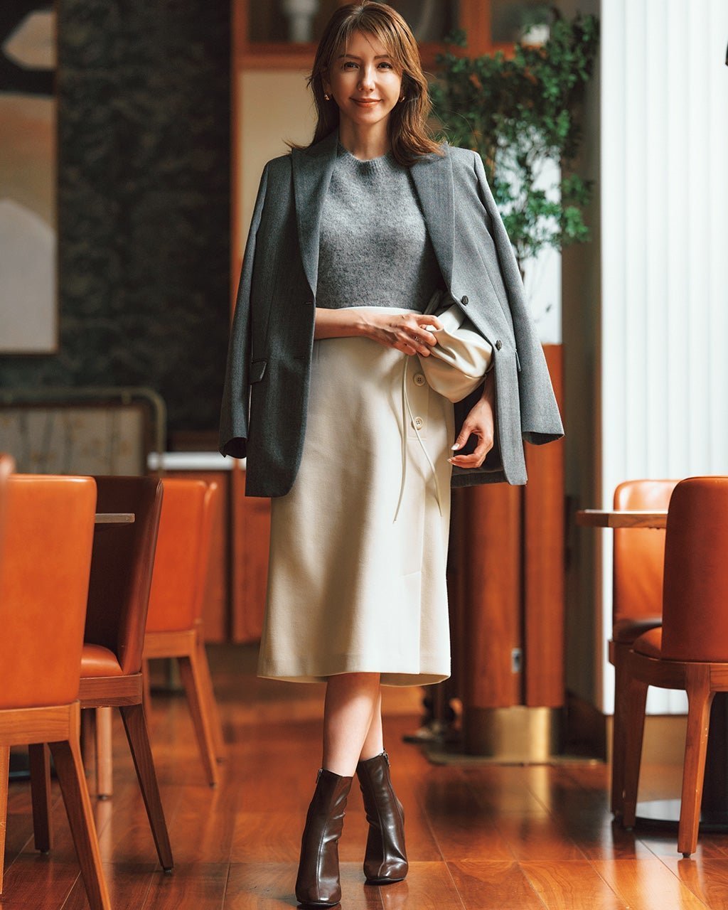 【ドゥクラッセ/DoCLASSE】のウールライクニードル・ラップ風スカート 人気、トレンドファッション・服の通販 founy(ファニー) 　ファッション　Fashion　レディースファッション　Fashion for Women　スカート　Skirts　ストレッチ　Stretch, Stretchy Fabric　ラップ　Wrap, Wrap Design　ロング　Long, Long-Length　今季　This Season, Current Season　 other-1|ID: prp329100004920062 ipo3291000000036912090