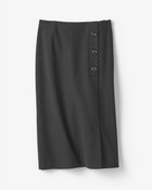 【ドゥクラッセ/DoCLASSE】のウールライクニードル・ラップ風スカート 人気、トレンドファッション・服の通販 founy(ファニー) ファッション Fashion レディースファッション Fashion for Women スカート Skirts ストレッチ Stretch, Stretchy Fabric ラップ Wrap, Wrap Design ロング Long, Long-Length 今季 This Season, Current Season thumbnail ブラック|ID: prp329100004920062 ipo3291000000036912092