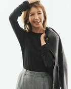 【ドゥクラッセ/DoCLASSE】のスキンタッチウール・クルーネック ブラック|ID: prp329100004920063 ipo3291000000037255254
