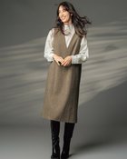 【ドゥクラッセ/DoCLASSE】のラメツイード・ジャンパースカート ブラウン|ID: prp329100004920065 ipo3291000000036912117