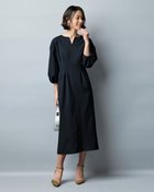 【ドゥクラッセ/DoCLASSE】のトリニティツイル・キーネックワンピース ミッドナイトブルー|ID: prp329100004920068 ipo3291000000037255273