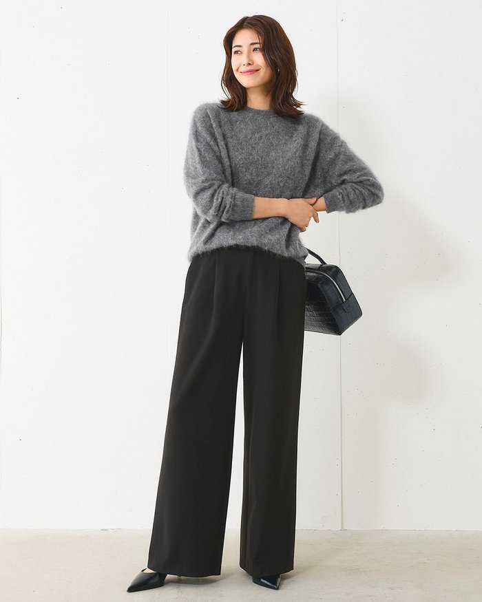 【ドゥクラッセ/DoCLASSE】のフランネルタッチ・ストレッチセミワイドパンツ インテリア・キッズ・メンズ・レディースファッション・服の通販 founy(ファニー) https://founy.com/ ファッション Fashion レディースファッション Fashion for Women パンツ Pants & Trousers ストレッチ Stretch, Stretchy Fabric ワイド Wide, Wide Fit ビジネス 仕事 通勤 Business / Work / Commuting |ID: prp329100004920070 ipo3291000000037097705