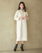 【ドゥクラッセ/DoCLASSE】の綾目ダンボールニット・衿付きワンピース エクルー|ID: prp329100004920071 ipo3291000000037255283