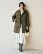 【ドゥクラッセ/DoCLASSE】のマジカルサーモ・ダブルステンカラーコート カーキ|ID: prp329100004920074 ipo3291000000036912153