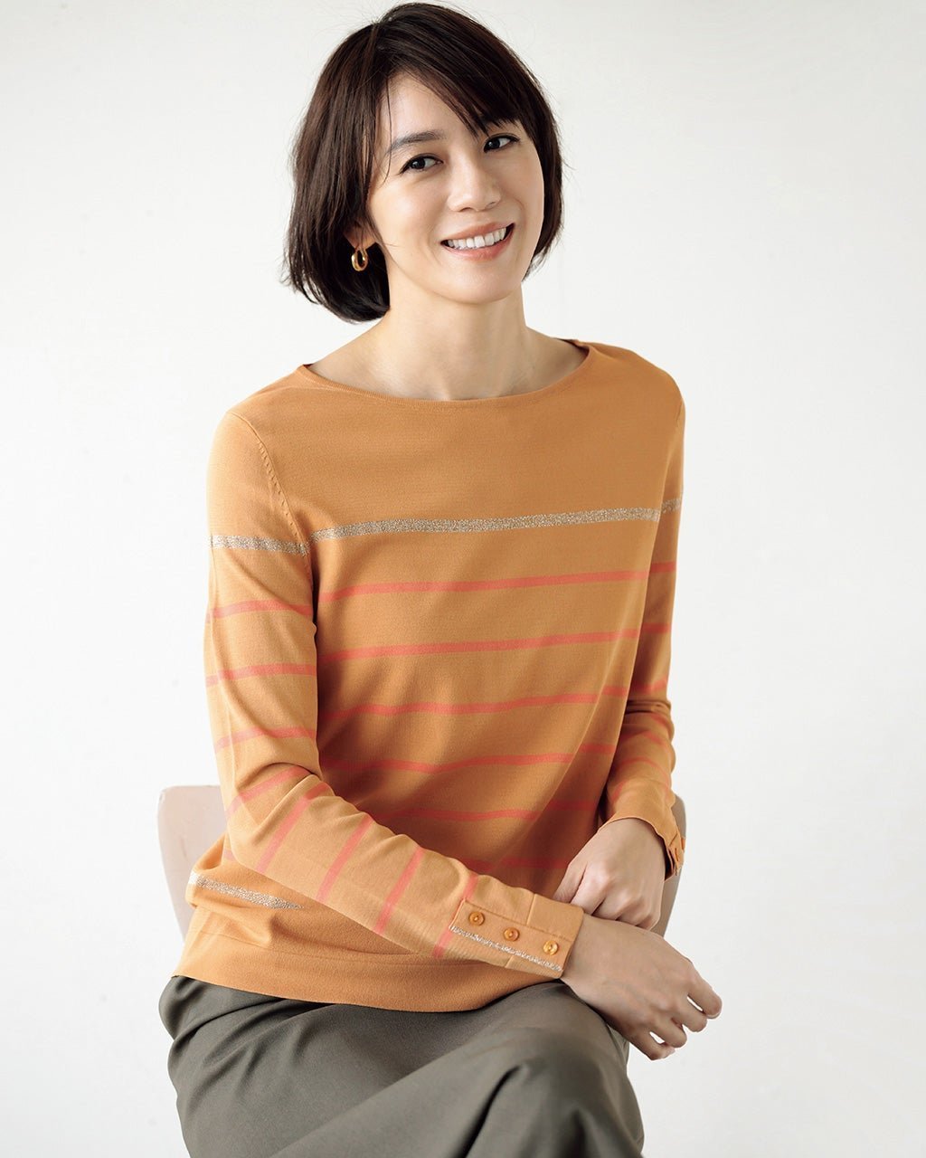 【ドゥクラッセ/DoCLASSE】のドライタッチニット・ボートネック 人気、トレンドファッション・服の通販 founy(ファニー) 　ファッション　Fashion　レディースファッション　Fashion for Women　トップス・カットソー　Cut & Sew Tops　ニット　Knit Tops & Sweaters　インナー　Innerwear　カフス　Cuff Design　ジャケット　Jacket, Outerwear　スマート　Smart, Elegant　セーター　Sweater, Knitwear　デニム　Denim, Jeans Material　ボーダー　Border, Stripe　ロング　Long, Long-Length　エレガント 上品　Elegant　 other-1|ID: prp329100004920078 ipo3291000000036912168