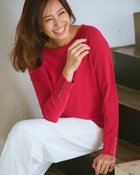 【ドゥクラッセ/DoCLASSE】のドライタッチニット・ボートネック 人気、トレンドファッション・服の通販 founy(ファニー) ファッション Fashion レディースファッション Fashion for Women トップス・カットソー Cut & Sew Tops ニット Knit Tops & Sweaters インナー Innerwear カフス Cuff Design ジャケット Jacket, Outerwear スマート Smart, Elegant セーター Sweater, Knitwear デニム Denim, Jeans Material ボーダー Border, Stripe ロング Long, Long-Length エレガント 上品 Elegant thumbnail ラズベリー|ID: prp329100004920078 ipo3291000000036912170