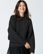 【ドゥクラッセ/DoCLASSE】のウール混タム・ハイネックニット 人気、トレンドファッション・服の通販 founy(ファニー) ファッション Fashion レディースファッション Fashion for Women トップス・カットソー Cut & Sew Tops ニット Knit Tops & Sweaters なめらか Smooth, Silky Texture ショルダー Shoulder, Shoulder Strap ストレッチ Stretch, Stretchy Fabric セーター Sweater, Knitwear ドロップ Drop Shoulder, Dropped Style ハイネック High Neck, Mock Neck エレガント 上品 Elegant 人気 Popular, Best Seller thumbnail ブラック|ID: prp329100004920083 ipo3291000000036912214