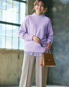 【ドゥクラッセ/DoCLASSE】のウール混タム・ハイネックニット ラベンダー|ID: prp329100004920083 ipo3291000000037255325