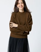 【ドゥクラッセ/DoCLASSE】のウール混タム・ハイネックニット ブラウン|ID: prp329100004920083 ipo3291000000037255334