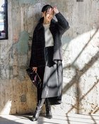 【ドゥクラッセ/DoCLASSE】のミックスツイード・ジャケットブルゾン ブラックパターン|ID: prp329100004920088 ipo3291000000037255350