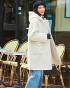 【ドゥクラッセ/DoCLASSE】のエコムートン・テディボアコート ライトベージュ|ID: prp329100004920089 ipo3291000000036912245