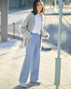 【ドゥクラッセ/DoCLASSE】のプレミアサーモN・セミワイド/64㎝ 人気、トレンドファッション・服の通販 founy(ファニー) ファッション Fashion レディースファッション Fashion for Women パンツ Pants & Trousers 秋 Autumn ストレッチ Stretch, Stretchy Fabric タイツ Tights, Legwear トレンド Trend, Trending Now 人気 Popular, Best Seller ワイド Wide, Wide Fit エレガント 上品 Elegant ビジネス 仕事 通勤 Business / Work / Commuting thumbnail ダスティーブルー|ID: prp329100004920100 ipo3291000000036912296