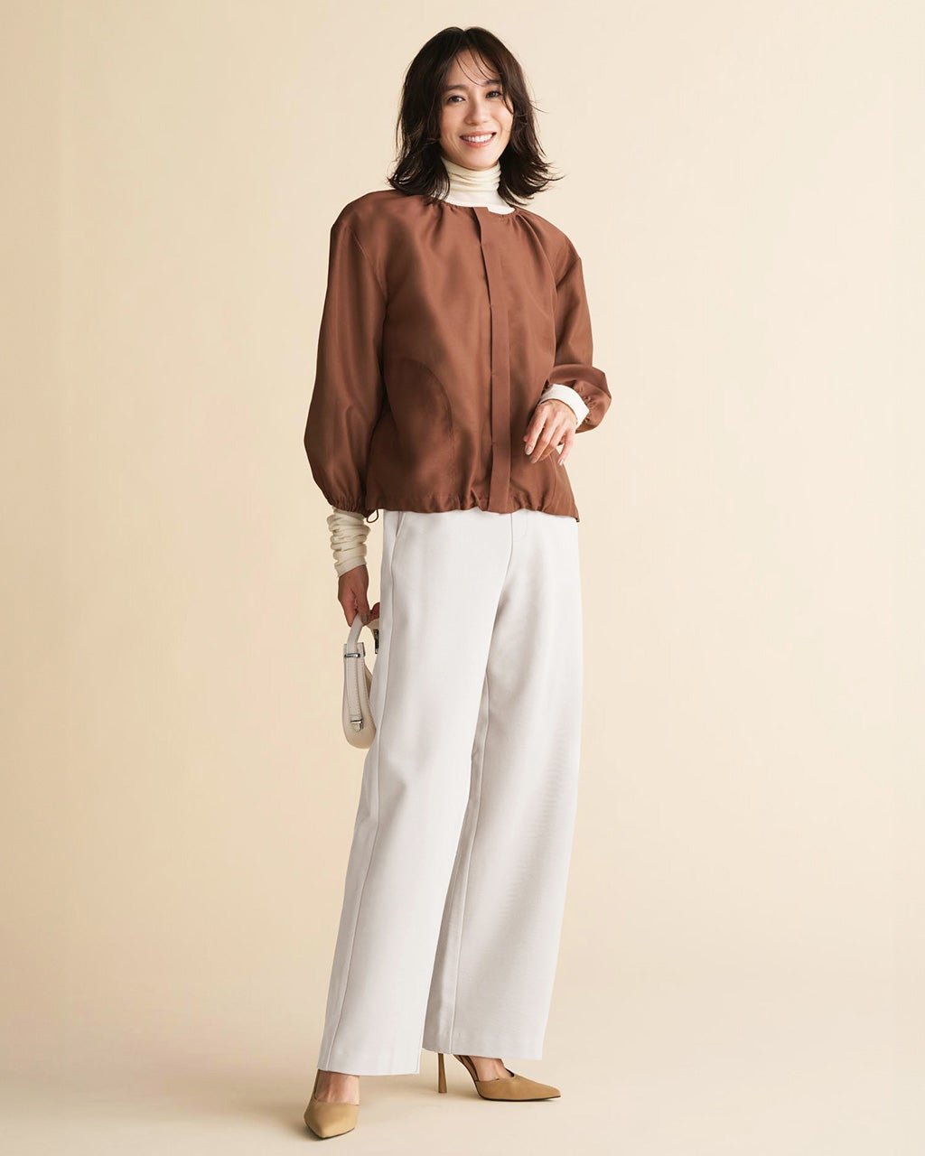 【ドゥクラッセ/DoCLASSE】のプレミアサーモN・セミワイド/64㎝ インテリア・キッズ・メンズ・レディースファッション・服の通販 founy(ファニー) 　ファッション　Fashion　レディースファッション　Fashion for Women　パンツ　Pants & Trousers　秋　Autumn　ストレッチ　Stretch, Stretchy Fabric　タイツ　Tights, Legwear　トレンド　Trend, Trending Now　人気　Popular, Best Seller　ワイド　Wide, Wide Fit　エレガント 上品　Elegant　ビジネス 仕事 通勤　Business / Work / Commuting　オフホワイト|ID: prp329100004920100 ipo3291000000036912299