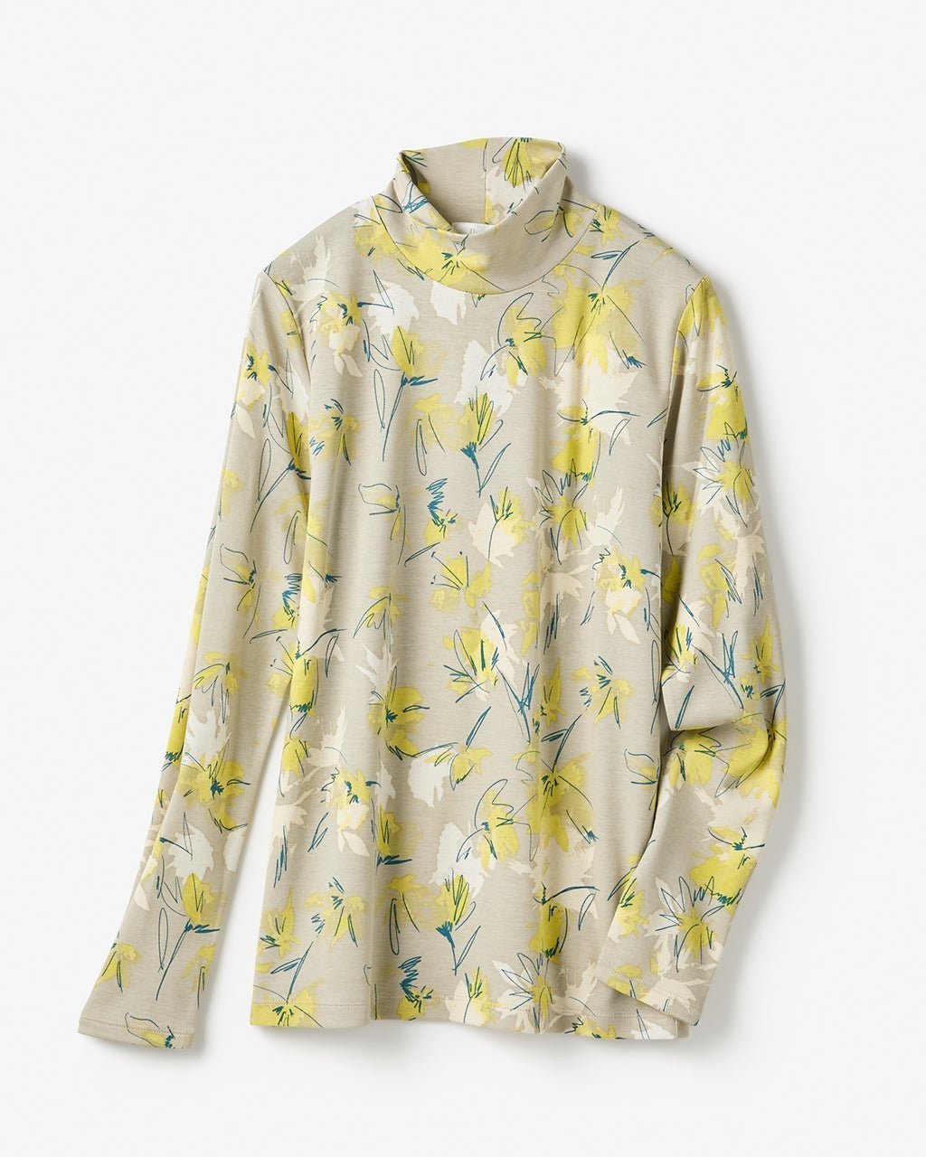 【ドゥクラッセ/DoCLASSE】の超長綿・ハイネック/柄 インテリア・キッズ・メンズ・レディースファッション・服の通販 founy(ファニー) 　ファッション　Fashion　レディースファッション　Fashion for Women　トップス・カットソー　Cut & Sew Tops　シャツ・ブラウス・オフィスカジュアル　Elegant Blouses & Button-Ups　ロングTシャツ・Tシャツ　Longline T-Shirts & Tees　カットソー・ベーシックTシャツ　Cut-and-Sewn Tops / Stretch Tees & Basics　なめらか　Smooth, Silky Texture　カットソー　Cut and Sewn Top　シルバー　Silver, Metallic Silver　ジャケット　Jacket, Outerwear　ハイネック　High Neck, Mock Neck　プリント　Print, Printed Pattern　人気　Popular, Best Seller　定番　Standard, Basic Item　トープパターン|ID: prp329100004920101 ipo3291000000036912312