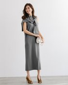 【ドゥクラッセ/DoCLASSE】の深Vニット・セットワンピース 人気、トレンドファッション・服の通販 founy(ファニー) ファッション Fashion レディースファッション Fashion for Women ワンピース Dresses thumbnail グレー|ID: prp329100004920102 ipo3291000000036912316