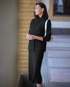 【ドゥクラッセ/DoCLASSE】の深Vニット・セットワンピース 人気、トレンドファッション・服の通販 founy(ファニー) ファッション Fashion レディースファッション Fashion for Women ワンピース Dresses thumbnail ブラック|ID: prp329100004920102 ipo3291000000036912317