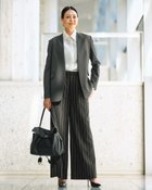 【ドゥクラッセ/DoCLASSE】のトリニティツイル・ノーカラージャケット 人気、トレンドファッション・服の通販 founy(ファニー) ファッション Fashion レディースファッション Fashion for Women アウター Coat / Outerwear Collection レディースジャケット・軽アウター Jackets ノーカラージャケット / シンプル上品コーデ Collarless Jackets オケージョン Occasion Wear サマー Summer, Summer Style ジャケット Jacket, Outerwear ストレッチ Stretch, Stretchy Fabric セットアップ Set-Up, Coordinated Outfit デニム Denim, Jeans Material フォルム Silhouette, Form エレガント 上品 Elegant 入学式 Entrance Ceremony ビジネス 仕事 通勤 Business / Work / Commuting thumbnail グレー|ID: prp329100004920108 ipo3291000000036912349