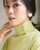 【ドゥクラッセ/DoCLASSE】の超長綿・サイドボタンハイネック ペールグリーン|ID: prp329100004920109 ipo3291000000036912354