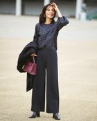 【ドゥクラッセ/DoCLASSE】のプレミアサーモN・セミワイド/68㎝ 人気、トレンドファッション・服の通販 founy(ファニー) ファッション Fashion レディースファッション Fashion for Women パンツ Pants & Trousers 秋 Autumn ストレッチ Stretch, Stretchy Fabric タイツ Tights, Legwear トレンド Trend, Trending Now 人気 Popular, Best Seller ワイド Wide, Wide Fit エレガント 上品 Elegant ビジネス 仕事 通勤 Business / Work / Commuting thumbnail ミッドナイトブルー|ID: prp329100004920111 ipo3291000000036912367