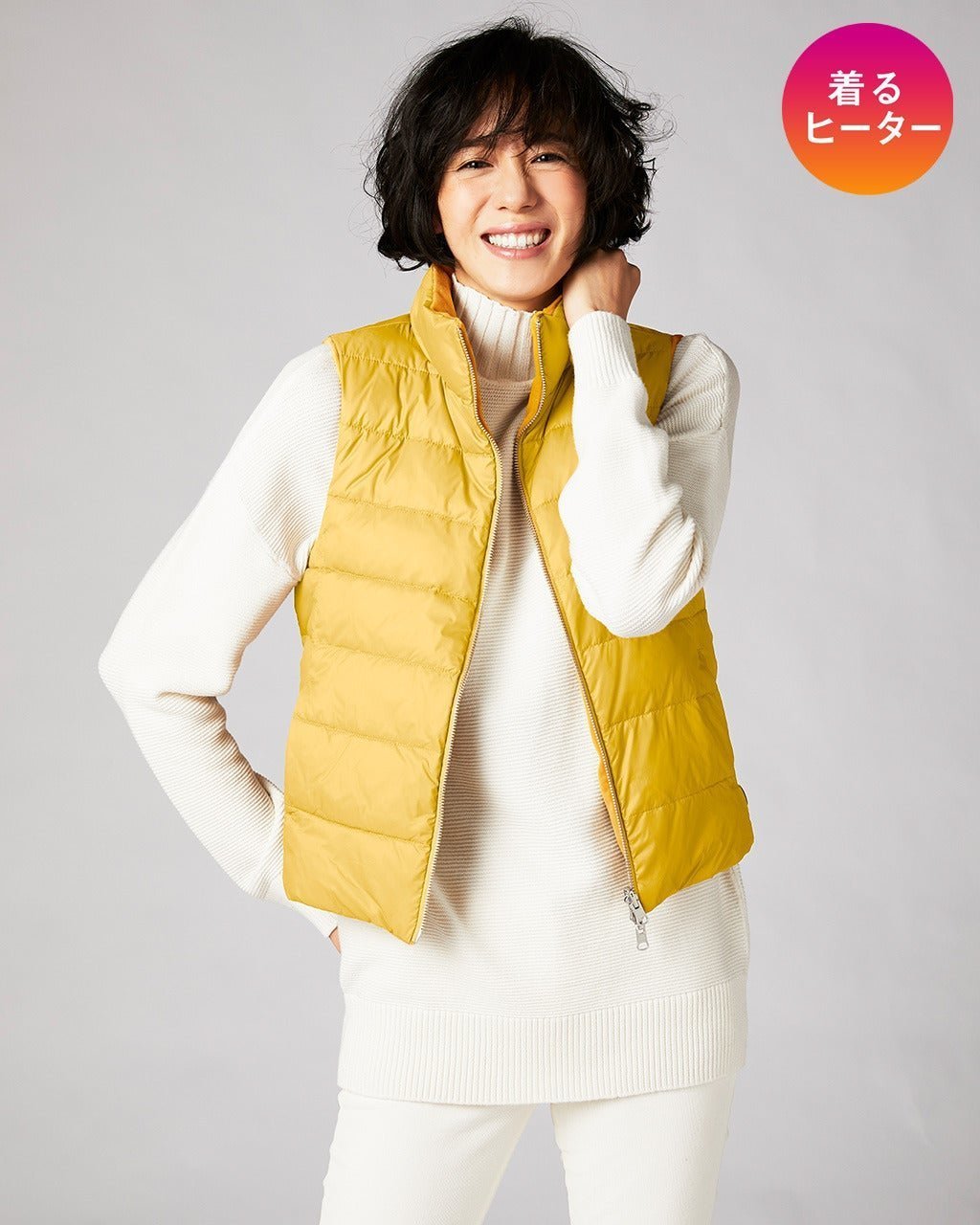【ドゥクラッセ/DoCLASSE】のDoヒート・超快温ベスト インテリア・キッズ・メンズ・レディースファッション・服の通販 founy(ファニー) 　ファッション　Fashion　レディースファッション　Fashion for Women　アウター　Coat / Outerwear Collection　トップス・カットソー　Cut & Sew Tops　ベスト&ジレ / 重ね着スタイル　Vests & Gilets　アウトドア　Outdoor Clothing　洗える　Machine Washable　軽量　Lightweight, Ultra Light　スポーツ　Sports, Activewear　ダウン　Down, Puffer　なめらか　Smooth, Silky Texture　ベスト　Vest, Waistcoat　ベビー　Baby, Babywear　ベロア　Velour, Soft Velvet　モバイル　Mobile, Smartphone　リバーシブル　Reversible, Two-Sided　お家時間・ステイホーム　Stay Home / At Home　ゴルフ　Golf　マスタード|ID: prp329100004920118 ipo3291000000036912406