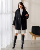 【ドゥクラッセ/DoCLASSE】のメタルボタン・ピーコート ミッドナイトブルー|ID: prp329100004920119 ipo3291000000036912414