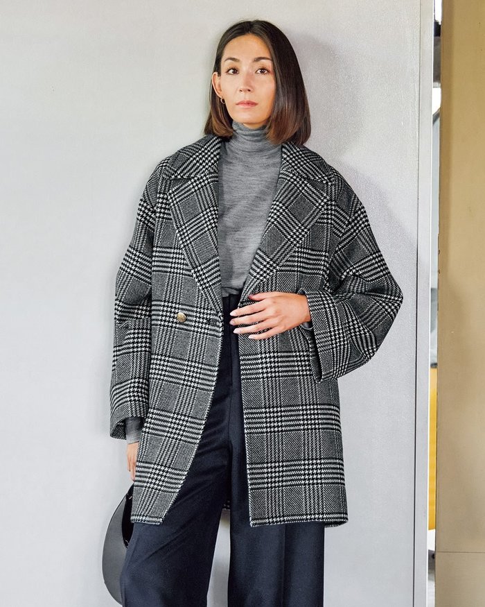 【ドゥクラッセ/DoCLASSE】のメタルボタン・ピーコート インテリア・キッズ・メンズ・レディースファッション・服の通販 founy(ファニー) https://founy.com/ ファッション Fashion レディースファッション Fashion for Women アウター Coat / Outerwear Collection コート・ロングコート・ピーコート Long Coats, Peacoats & More チェック Check, Plaid, Tartan トレンド Trend, Trending Now メタル Metal, Metal Parts ワイド Wide, Wide Fit 定番 Standard, Basic Item |ID: prp329100004920119 ipo3291000000037097738