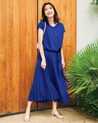 【ドゥクラッセ/DoCLASSE】のUVスラブ・プリーツ切替ワンピース 人気、トレンドファッション・服の通販 founy(ファニー) ファッション Fashion レディースファッション Fashion for Women ワンピース Dresses カットソー Cut and Sewn Top フォルム Silhouette, Form ブラウジング Blouson Silhouette, Cinched Waist プリーツ Pleats, Pleated 人気 Popular, Best Seller 切替 Switching, Contrast Panel 夏 Summer 旅行 Travel thumbnail ロイヤルブルー|ID: prp329100004920125 ipo3291000000036912440