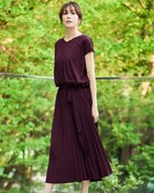 【ドゥクラッセ/DoCLASSE】のUVスラブ・プリーツ切替ワンピース 人気、トレンドファッション・服の通販 founy(ファニー) ファッション Fashion レディースファッション Fashion for Women ワンピース Dresses カットソー Cut and Sewn Top フォルム Silhouette, Form ブラウジング Blouson Silhouette, Cinched Waist プリーツ Pleats, Pleated 人気 Popular, Best Seller 切替 Switching, Contrast Panel 夏 Summer 旅行 Travel thumbnail ダークパープル|ID: prp329100004920125 ipo3291000000036912443