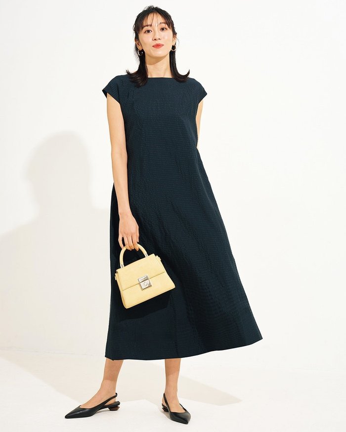 【ドゥクラッセ/DoCLASSE】のシアーボーダー・セミフレアワンピース インテリア・キッズ・メンズ・レディースファッション・服の通販 founy(ファニー) https://founy.com/ ファッション Fashion レディースファッション Fashion for Women ワンピース Dresses シアー Sheer, See-Through フェミニン Feminine, Girly フレア Flare, Flared ボーダー Border, Stripe リボン Ribbon, Bow 夏 Summer |ID: prp329100004920127 ipo3291000000037097754